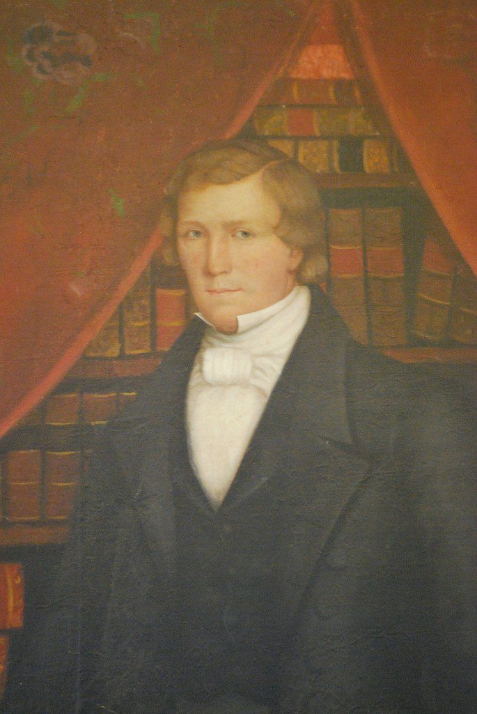 Brigham Young in Nauvoo  portrait detail
