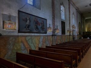 Fine Art Conservation Laboratories was consulted for new lighting of the Stations of the Cross at the Santa Barbara Mission